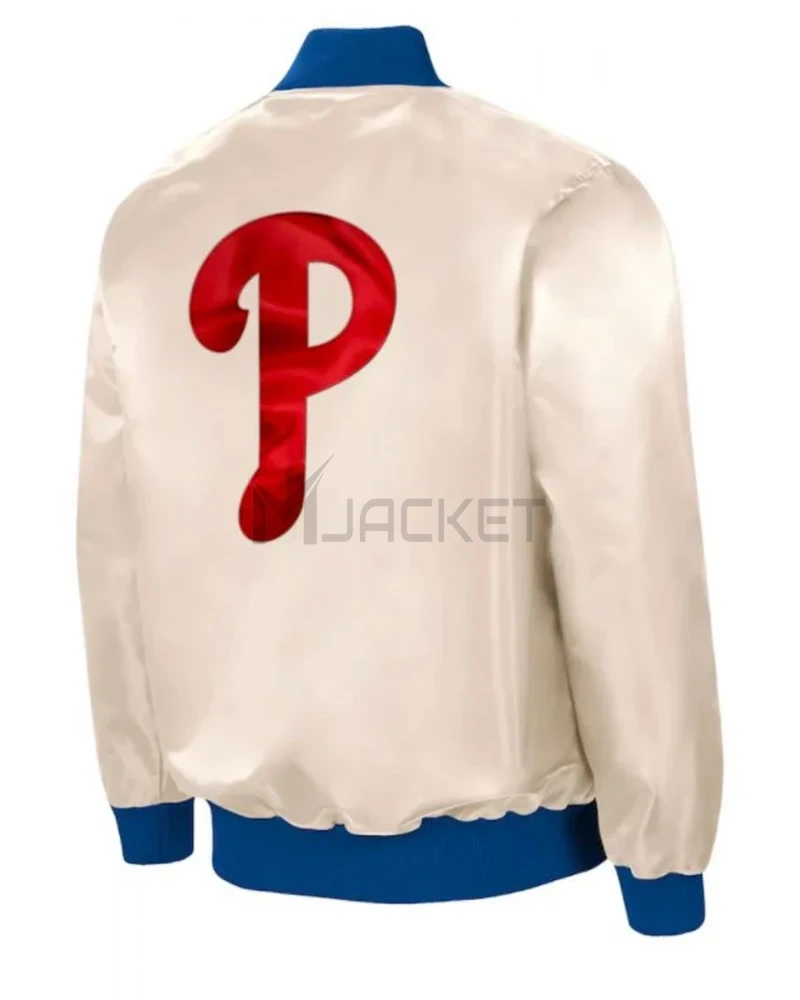 Philadelphia Phillies Starter White Satin Jacket - image 2
