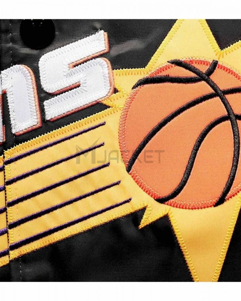 Phoenix Suns Hardwood Classics Satin Jacket - image 9