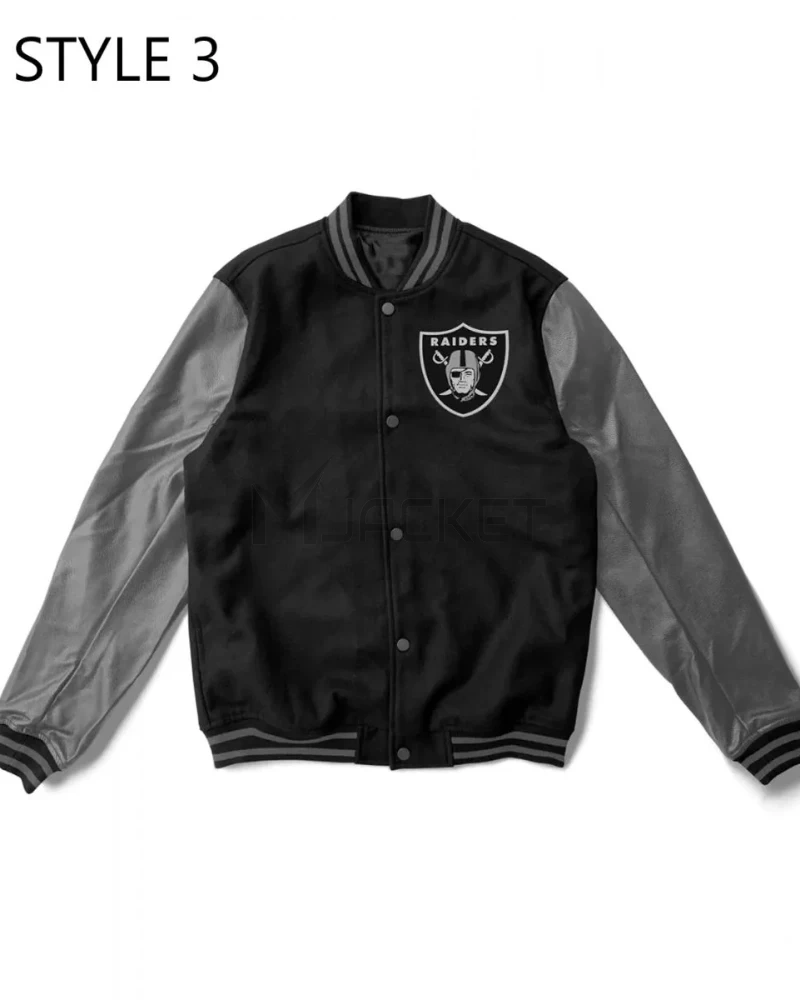 Raiders Varsity Letterman Jacket - image 3