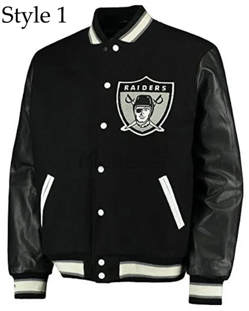 Raiders Varsity Letterman Jacket - image 4