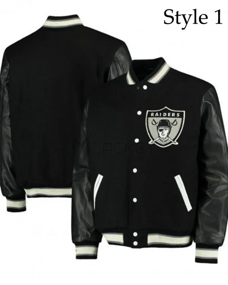 Raiders Varsity Letterman Jacket - image 9