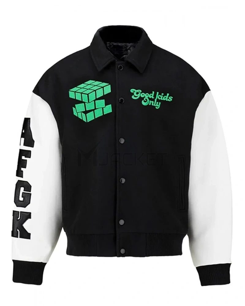 Rubix A Few Good Kids Varsity White/Black Jacket - image 1