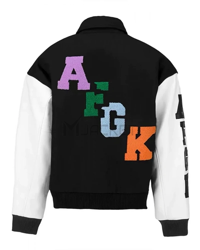 Rubix A Few Good Kids Varsity White/Black Jacket - image 2