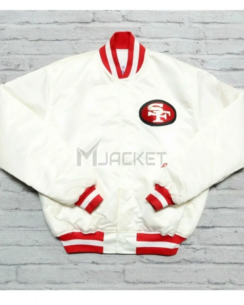 San Francisco 49ers 80s Satin Jacket - image 4