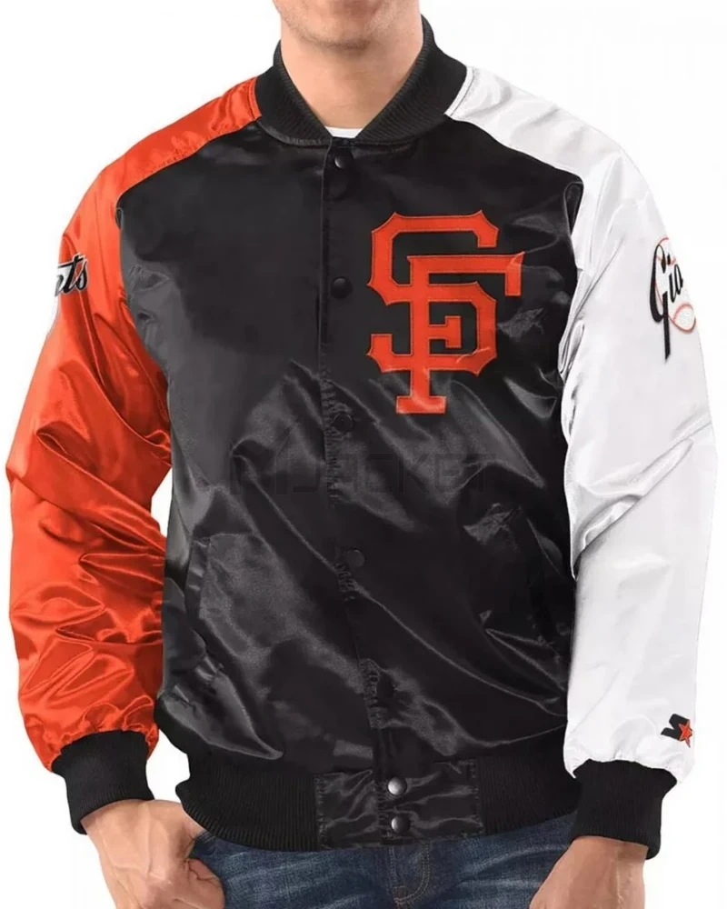 San Francisco Giants Satin Tri-Color Jacket - image 1