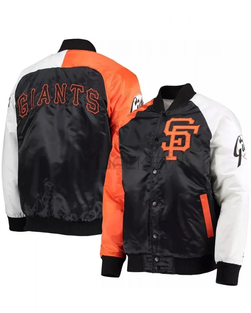 San Francisco Giants Satin Tri-Color Jacket - image 3