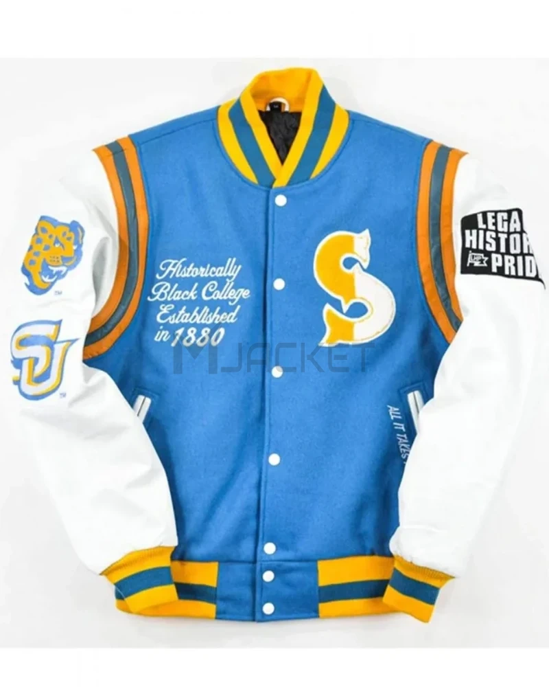 Southern University Motto 2.0 HBCU Letterman Jacket - image 1
