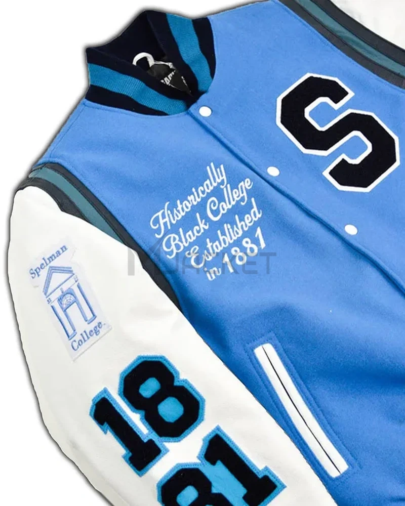 Spelman College Motto 2.0 Letterman Jacket - image 4