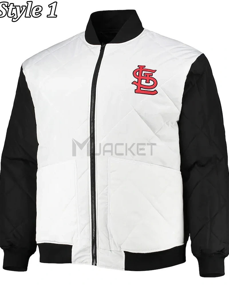 St. Louis Cardinals White/Black Jacket - image 1