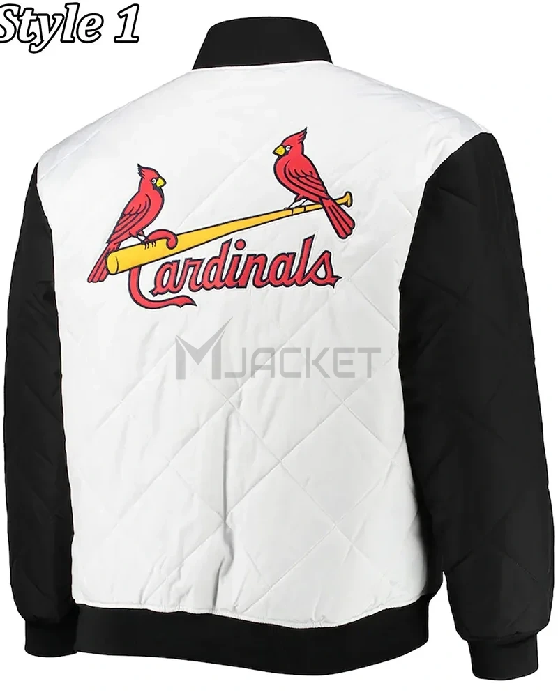 St. Louis Cardinals White/Black Jacket - image 3