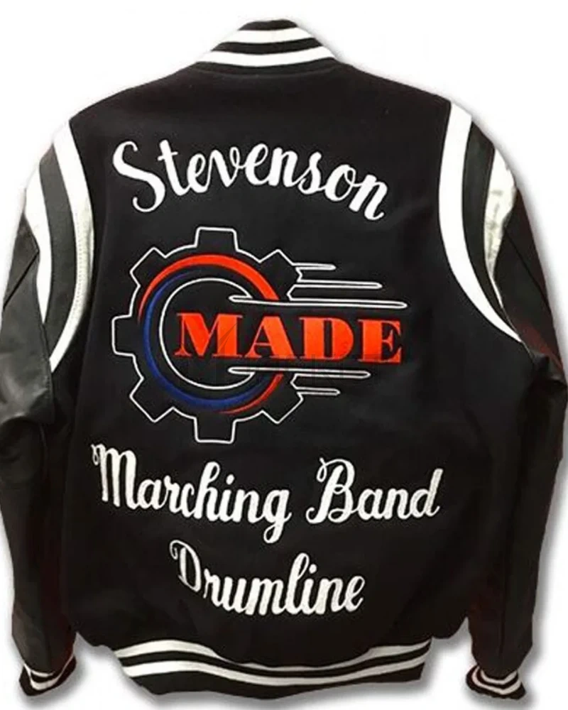 Stevenson Marching Band Black Varsity Jacket - image 2