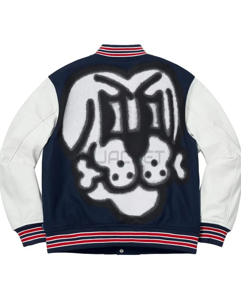 Supreme Bone Letterman Varsity Jacket - image 5