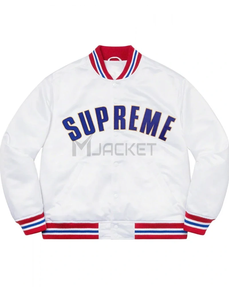 Supreme Love All Trust Few 2022 Varsity Satin Jacket - image 2