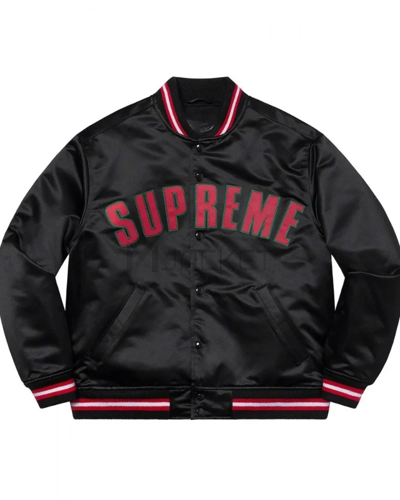 Supreme Love All Trust Few 2022 Varsity Satin Jacket - image 3