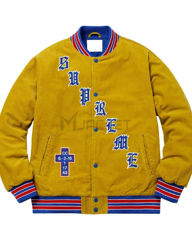 Supreme Old English Corduroy Bomber Jacket - image 1