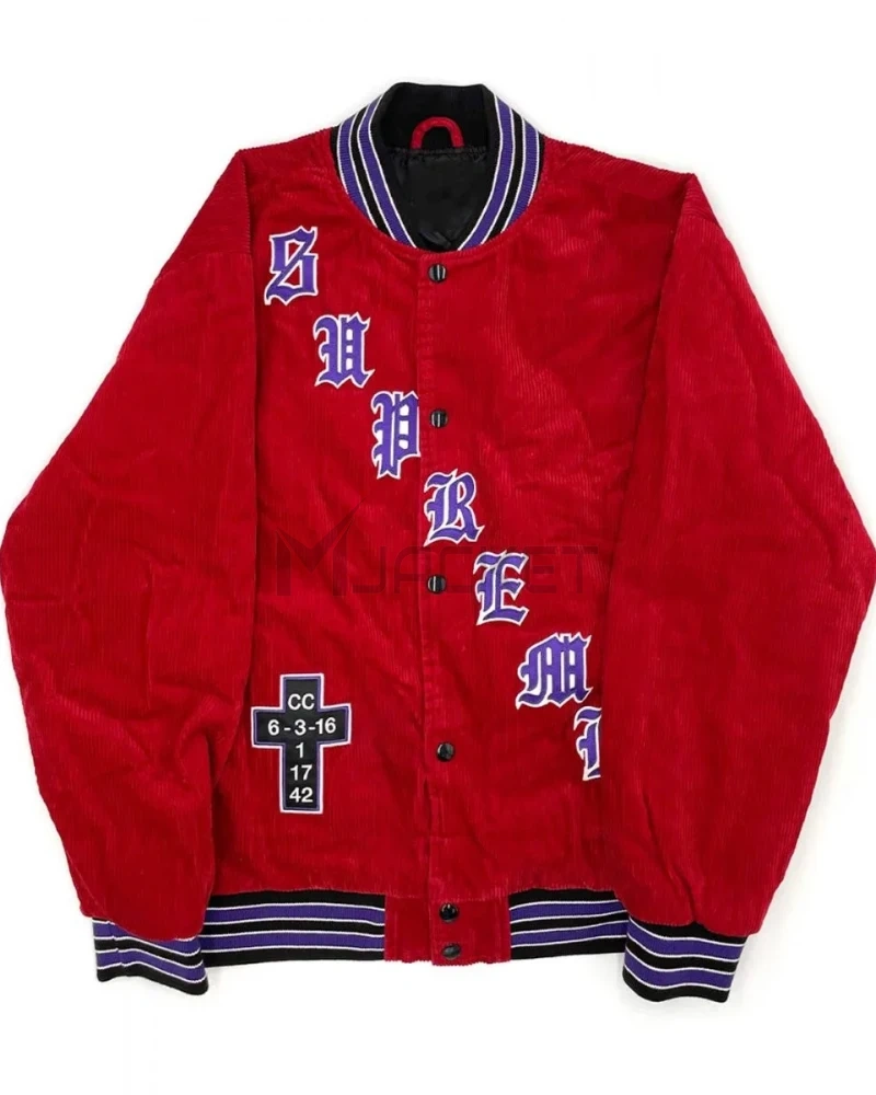 Supreme Old English Corduroy Bomber Jacket - image 16