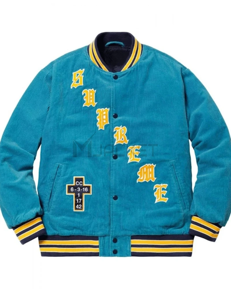 Supreme Old English Corduroy Bomber Jacket - image 2