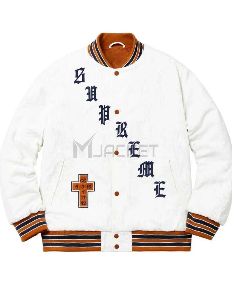 Supreme Old English Corduroy Bomber Jacket - image 3