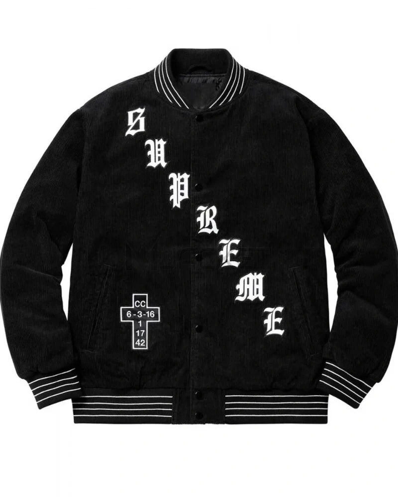 Supreme Old English Corduroy Bomber Jacket - image 5