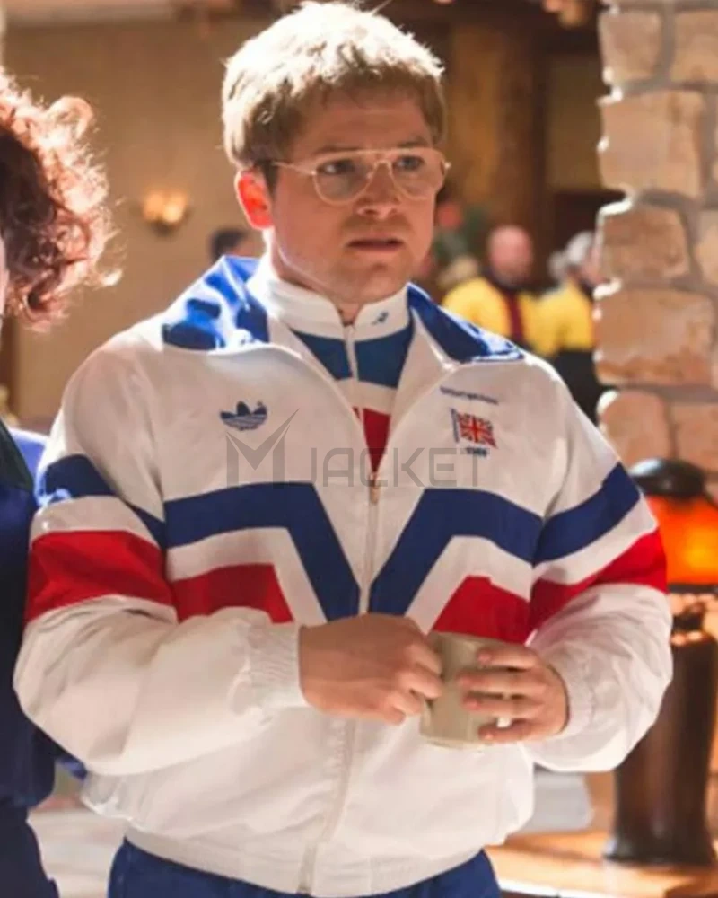 Taron Egerton Eddie The Eagle Great Britain Jacket - image 1