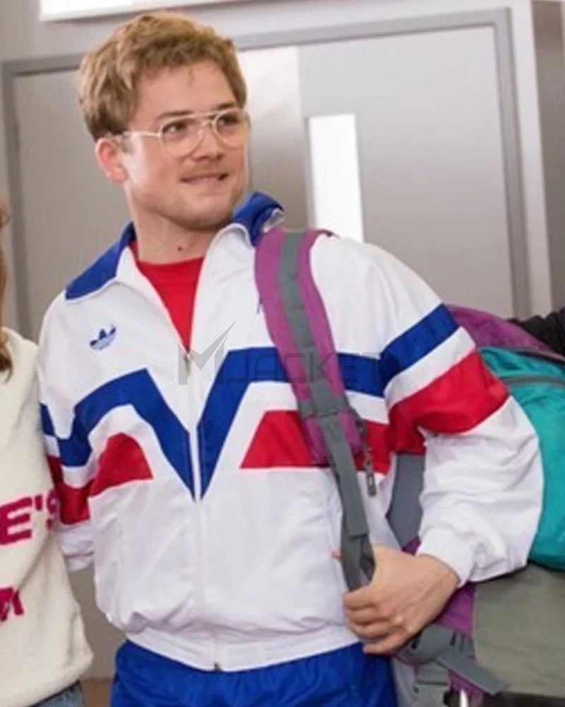 Taron Egerton Eddie The Eagle Great Britain Jacket - image 2