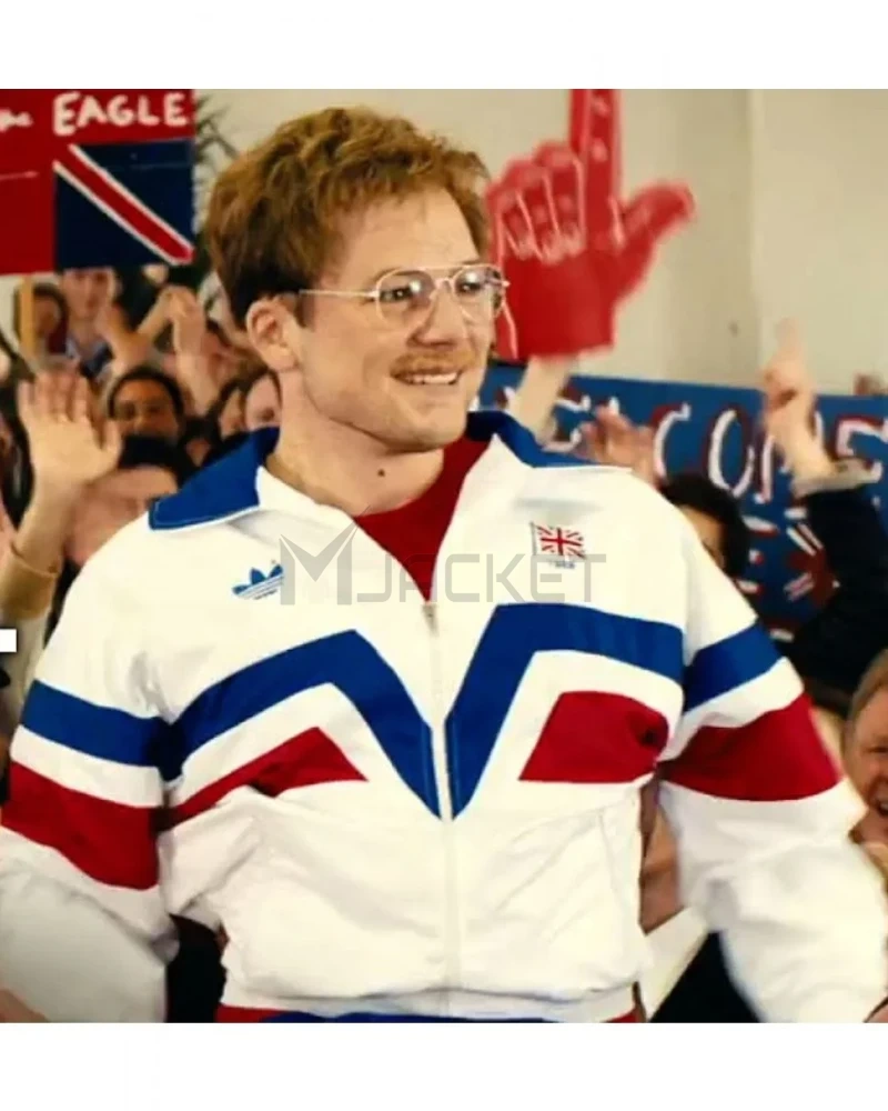 Taron Egerton Eddie The Eagle Great Britain Jacket - image 6