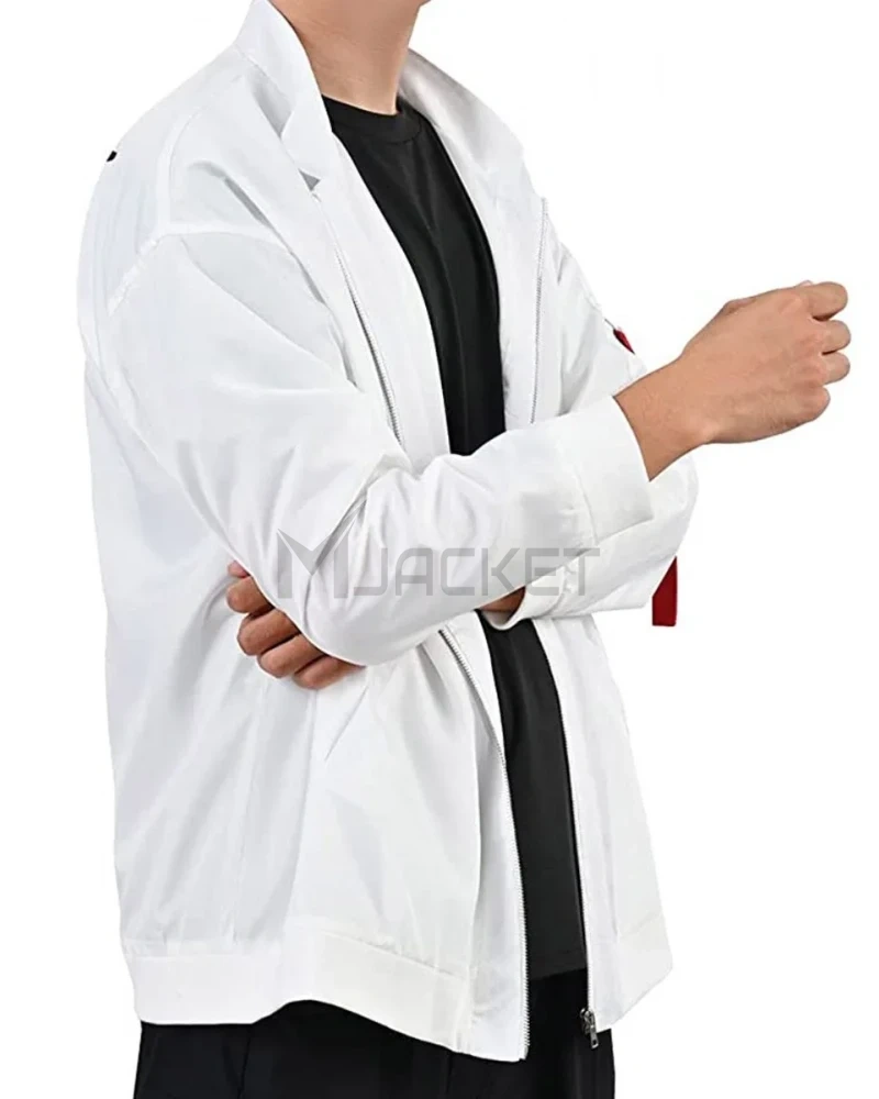 Team Walhalla Tokyo Revengers Bomber White Jacket - image 4