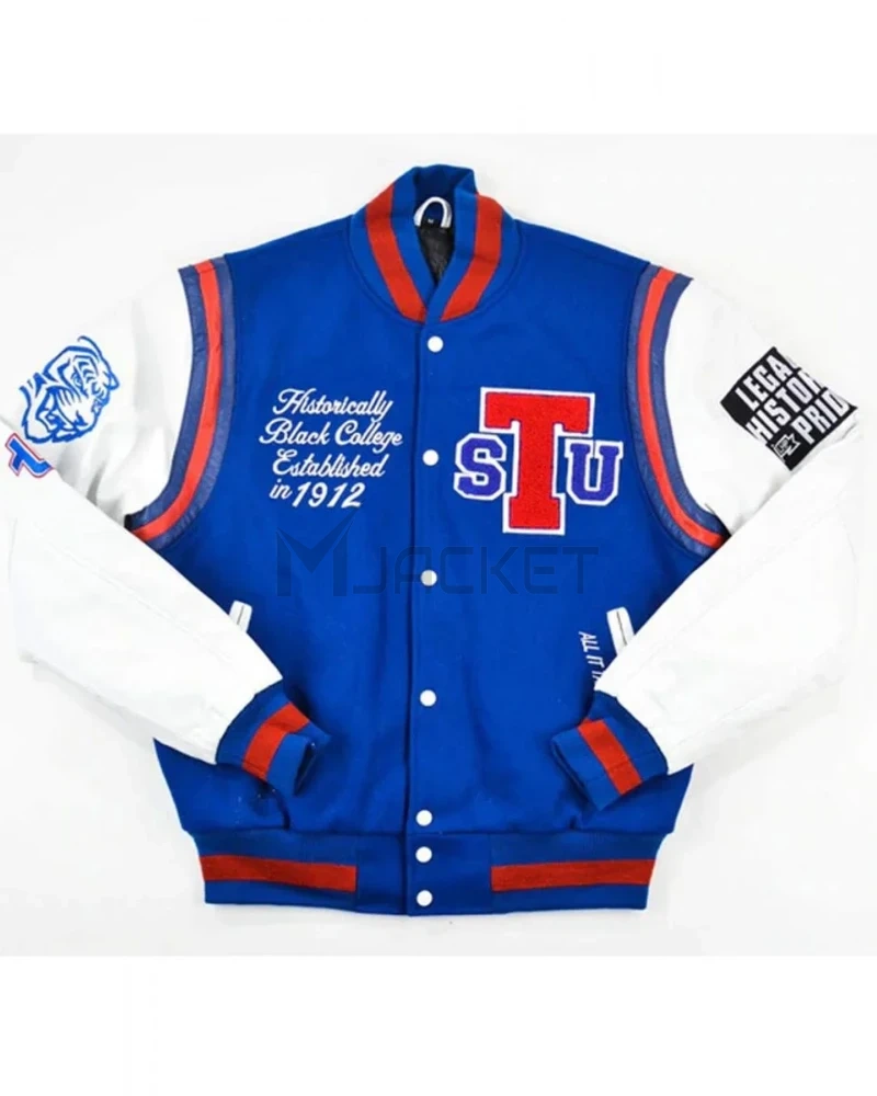 Tennessee State University Motto 2.0 Go Big Letterman Jacket - image 1