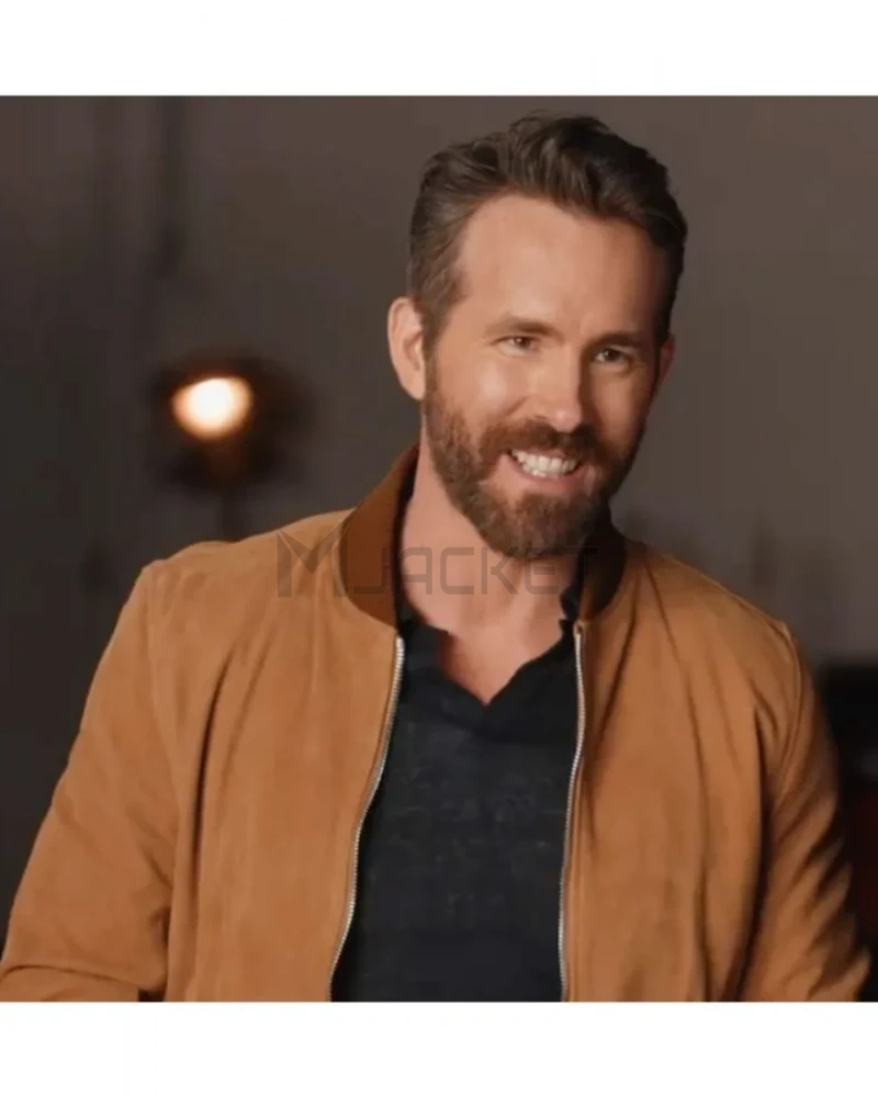 The Adam Project Ryan Reynolds Bomber Brown Jacket - image 3