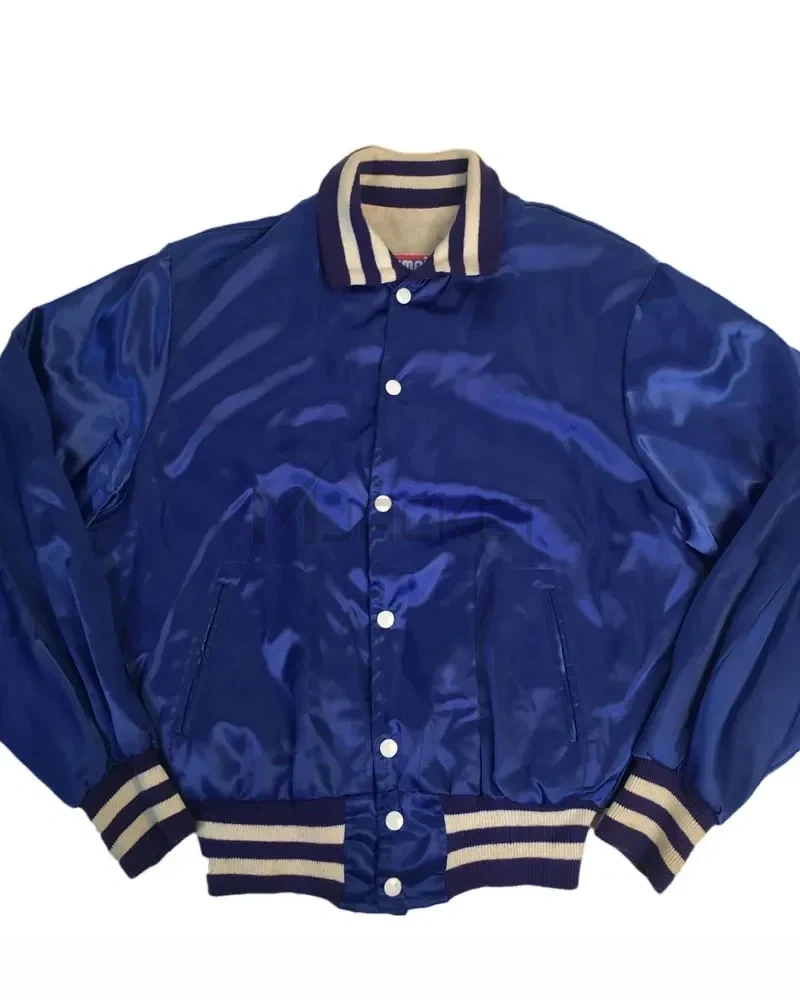 The Beatles 80s Bomber Satin Jacket - image 5