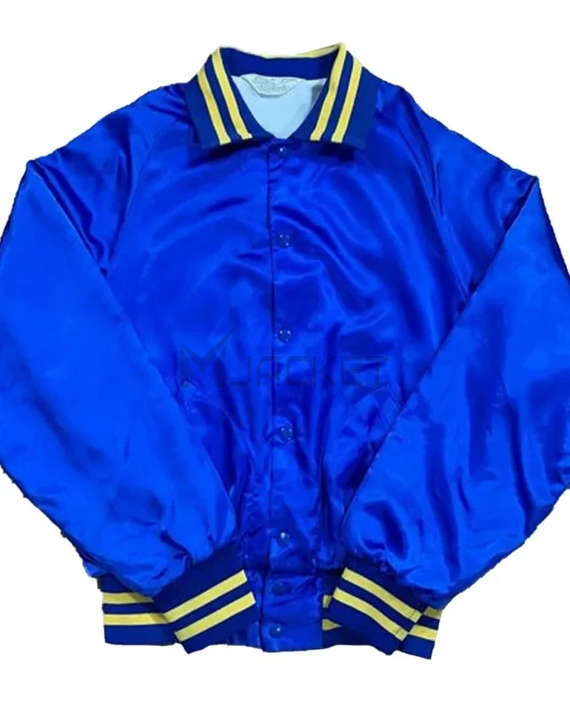 The Beatles 80s Bomber Satin Jacket - image 7