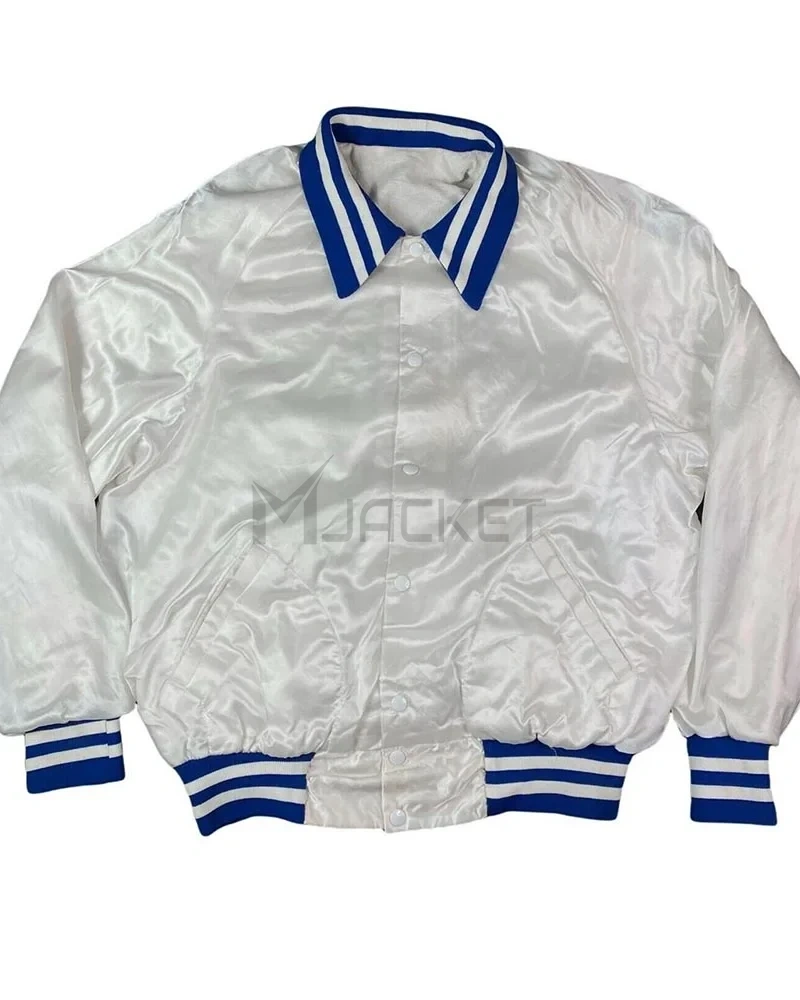 The Beatles 80s Bomber Satin Jacket - image 8