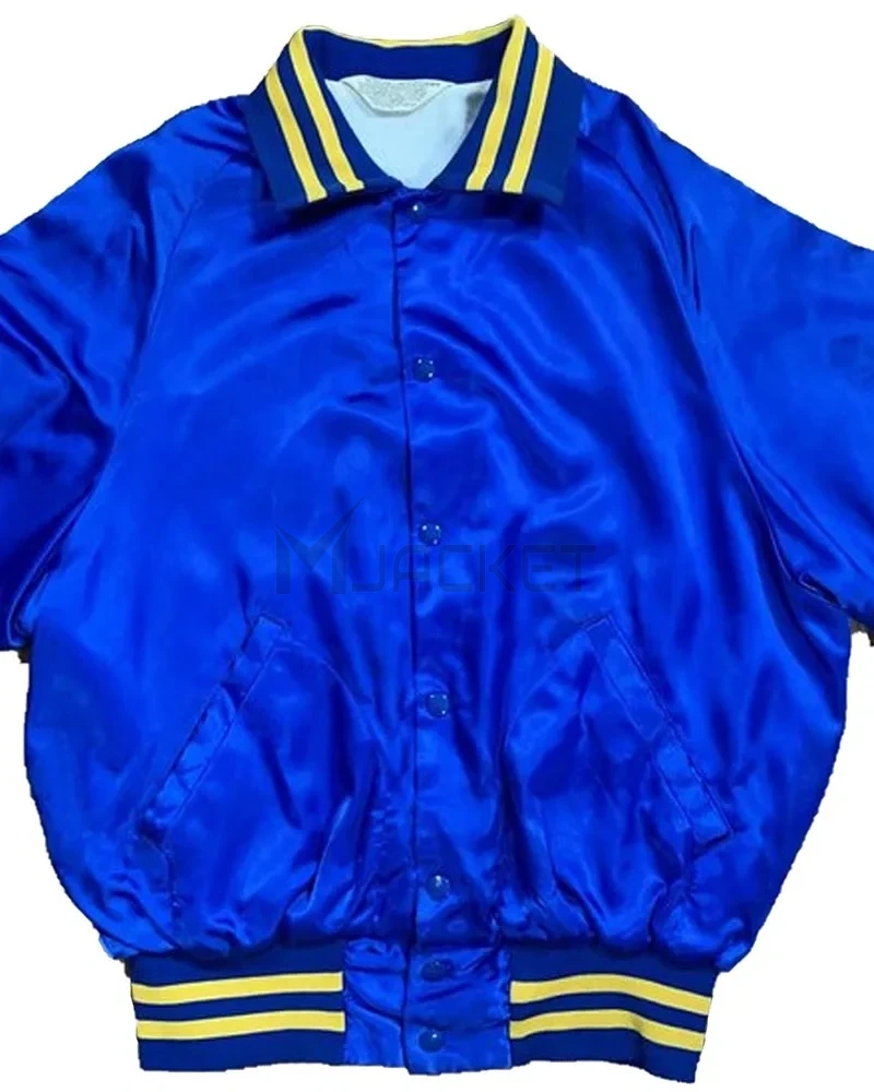 The Beatles 80s Bomber Satin Jacket - image 9
