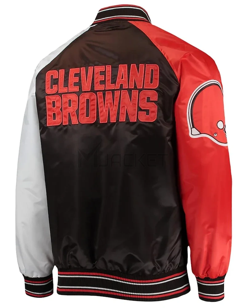 The Reliever Cleveland Browns Satin Jacket - image 2