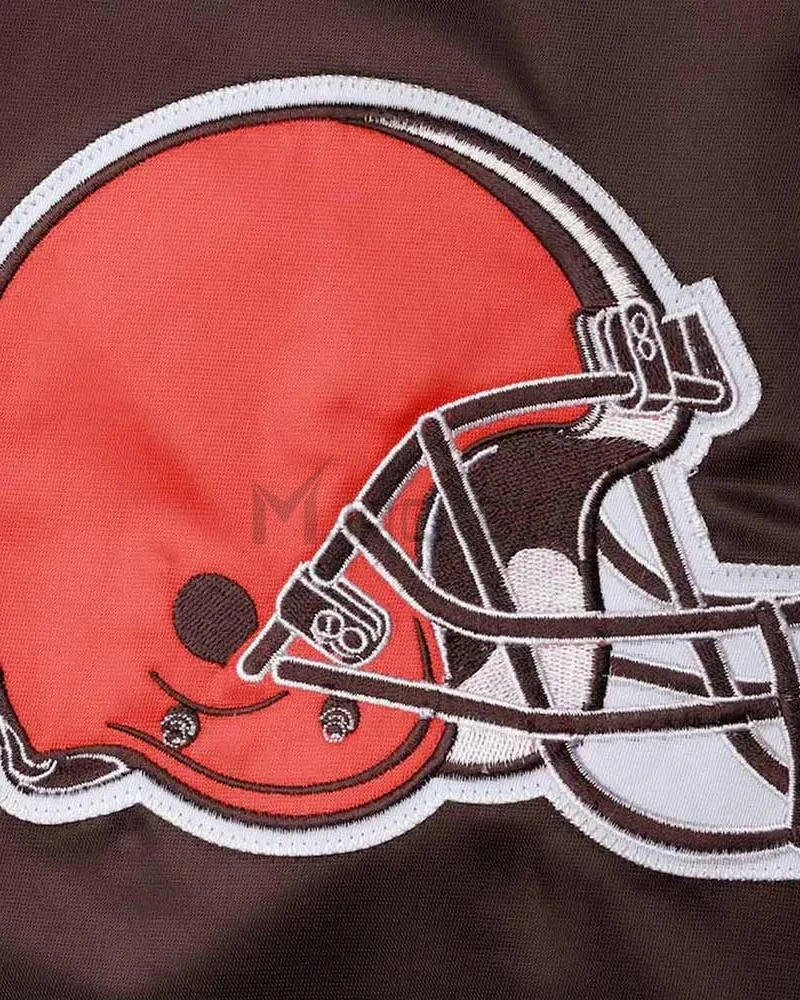 The Reliever Cleveland Browns Satin Jacket - image 4
