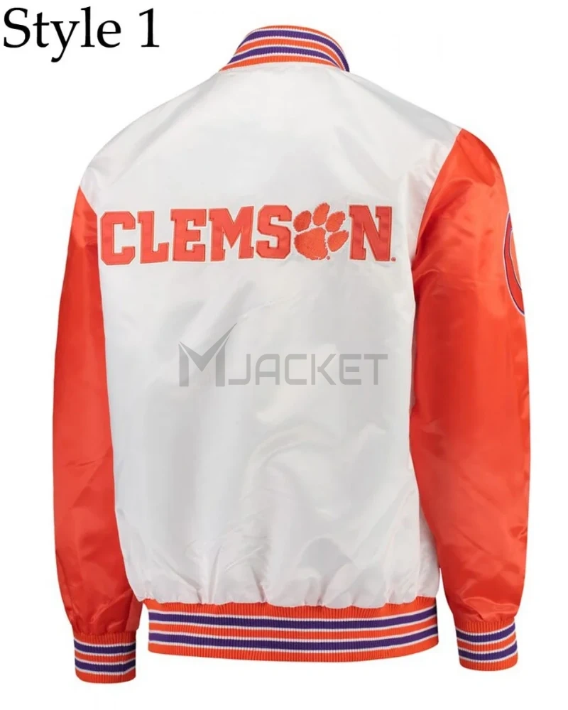 Tigers The Legend Clemson Bomber Satin Jacket - image 4
