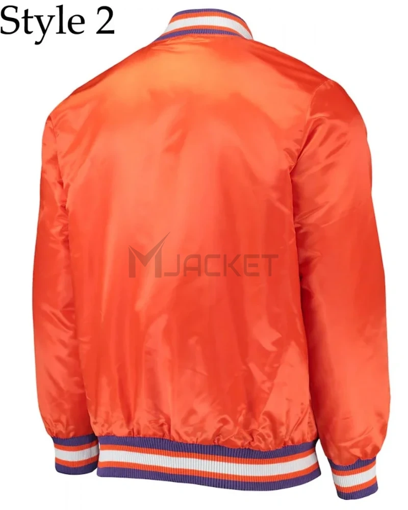 Tigers The Legend Clemson Bomber Satin Jacket - image 5