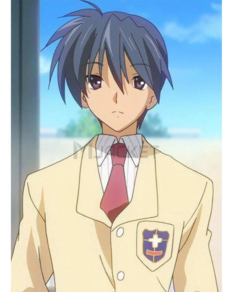 Tomoya Okazaki Clannad Off White High School Jacket - image 6