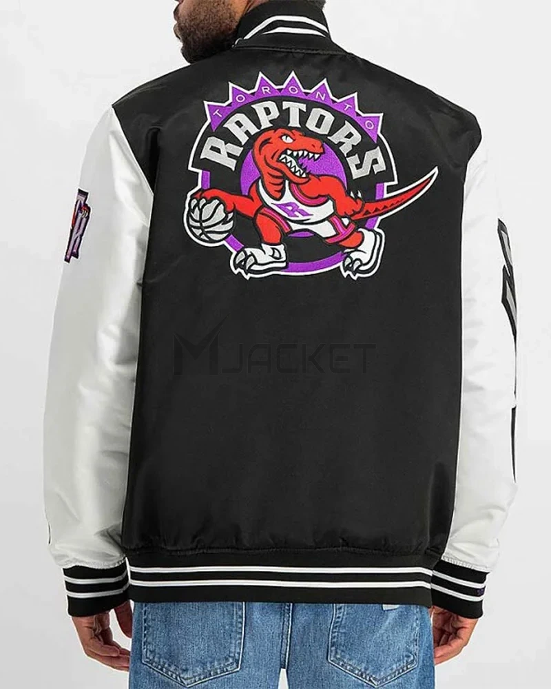 Toronto Raptors Team Origins Varsity Satin Jacket - image 2