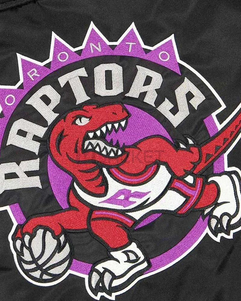 Toronto Raptors Team Origins Varsity Satin Jacket - image 4