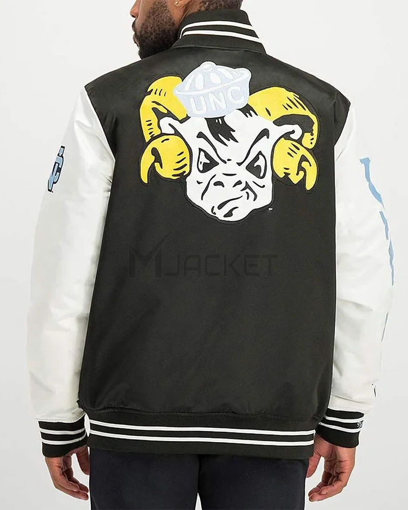 University of North Carolina Tar Heels White and Black Jacket - image 2