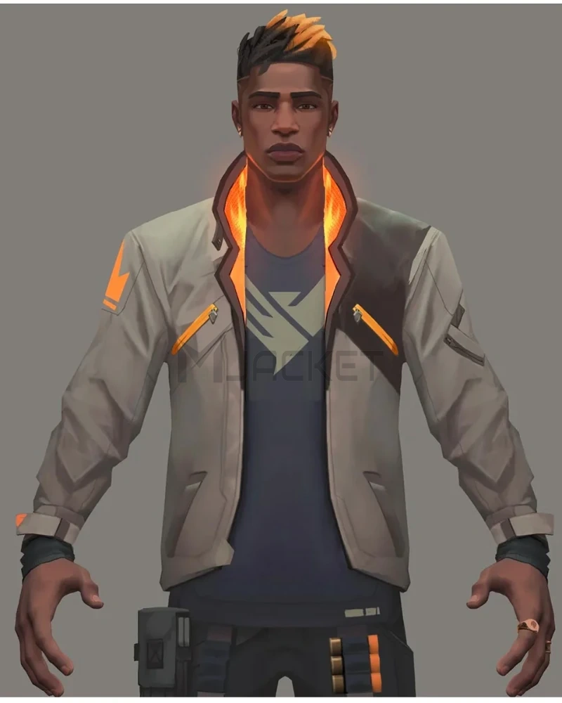 Valorant Phoenix Leather Jacket - image 2