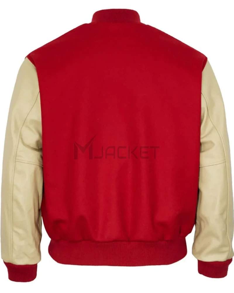 Varsity 1943 Guadalupe Young Men's Buddhist Association Red Jacket - image 2