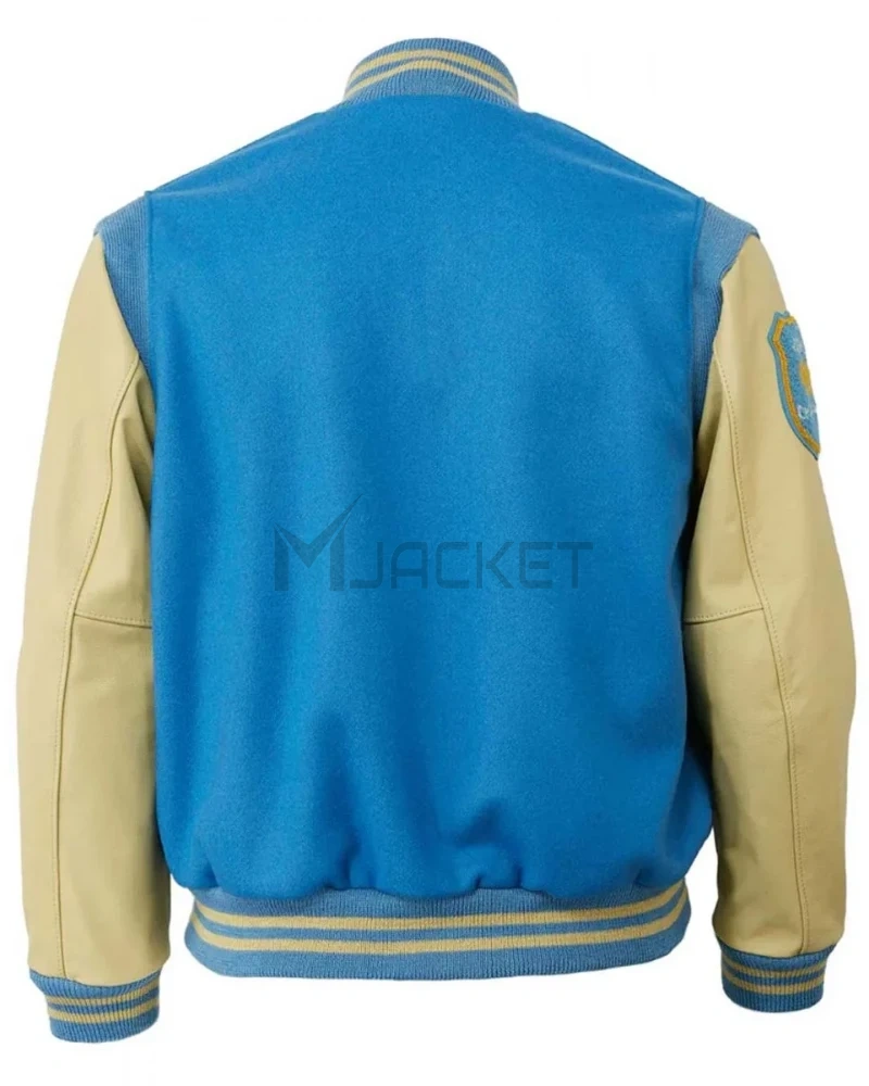 Varsity 1952 Detroit Lions Cream and Blue Jacket - image 2