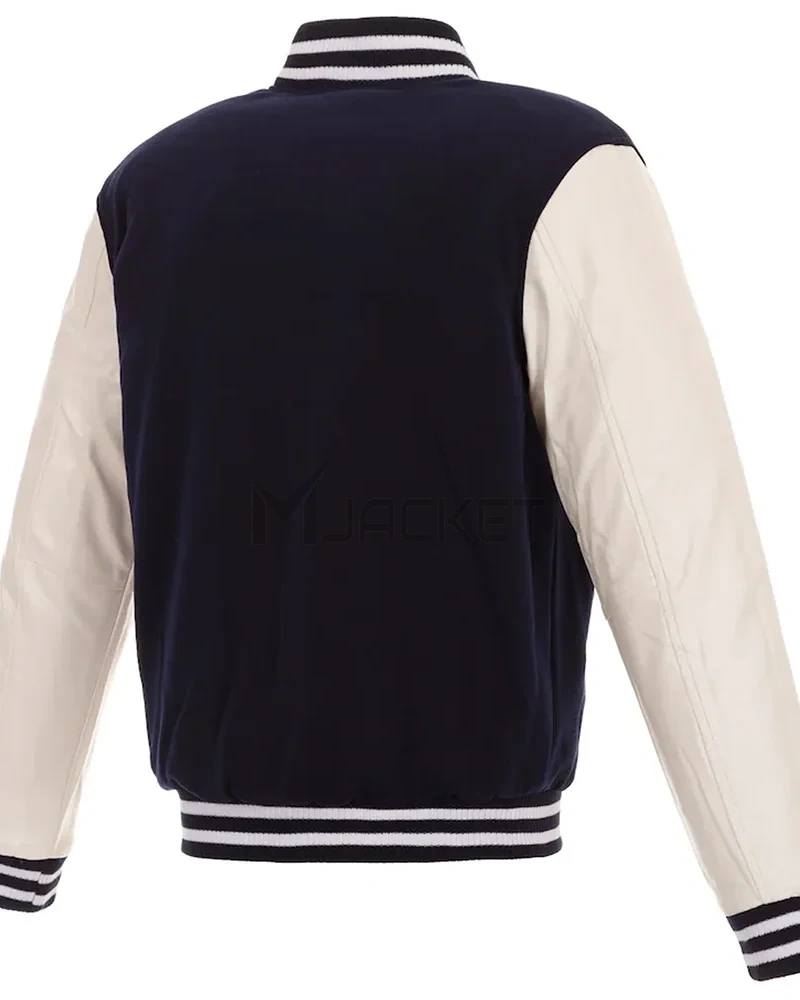 Varsity Chicago Cubs Navy and White Jacket - image 2
