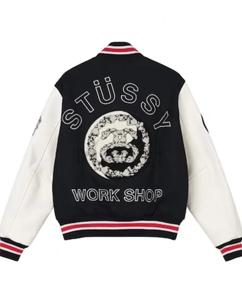 Varsity Denim Tears X Our Legacy TTL Black and White Jacket - image 2