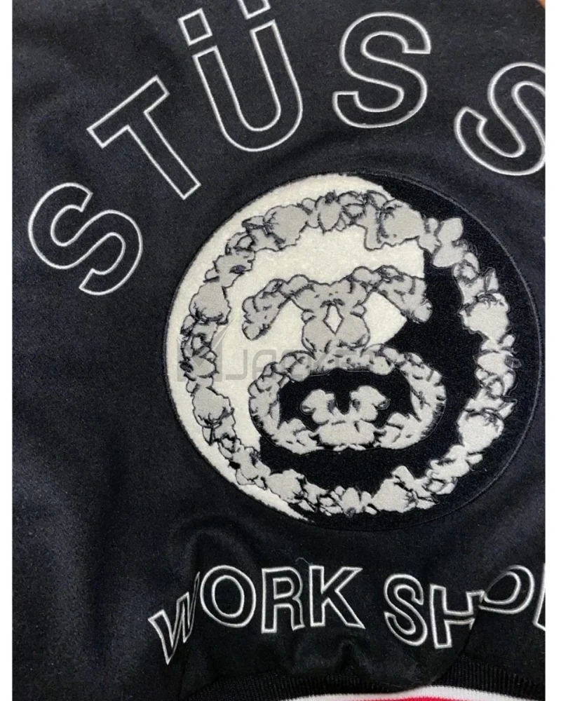 Varsity Denim Tears X Our Legacy TTL Black and White Jacket - image 6