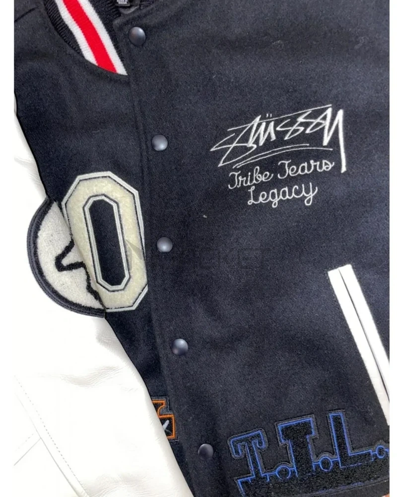 Varsity Denim Tears X Our Legacy TTL Black and White Jacket - image 7