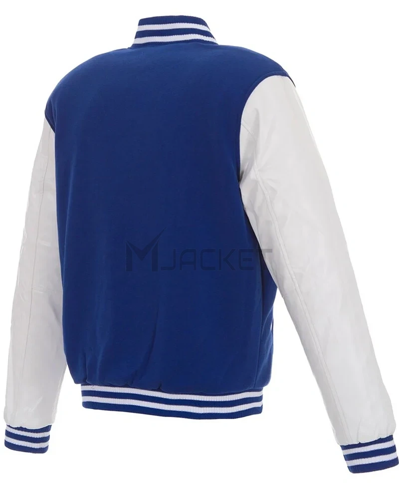 Varsity Durham Bulls Full-Snap Royal/White Jacket - image 2