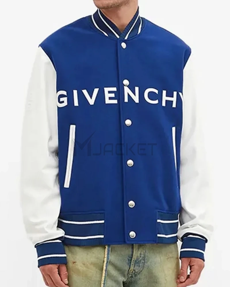 Varsity Givenchy Logo Jacket - image 11